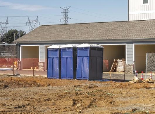 the frequency of servicing construction portable restrooms depends on the number of staff members and usage, but typically it is done on a weekly basis